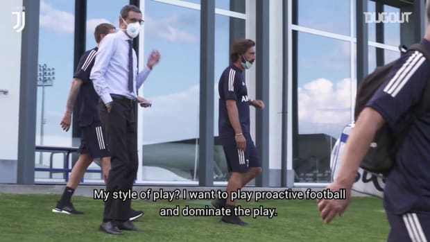 Andrea Pirlo's first press conference as Juventus head coach